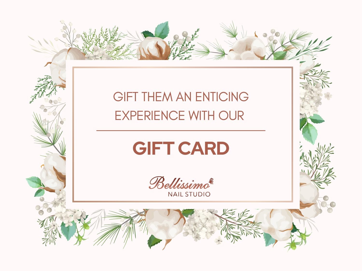 Bellissimo Nail Studio Gift Card — gift an enticing experience